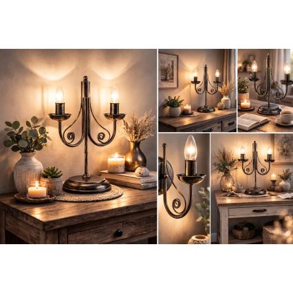 Bordlampe DONATO 2xE14/40W/230V