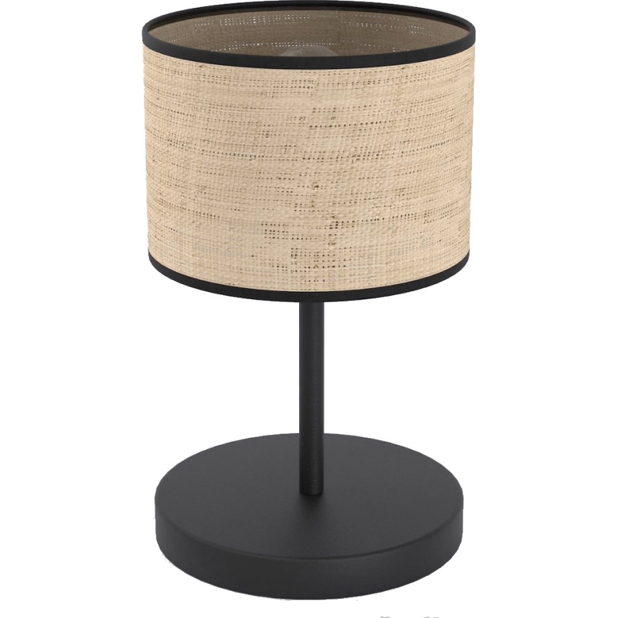 Bordlampe ECO 1xE27/15W/230V beige/rattan