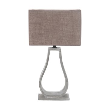 Bordlampe FEMO 1xE14/40W/230V beige/grå