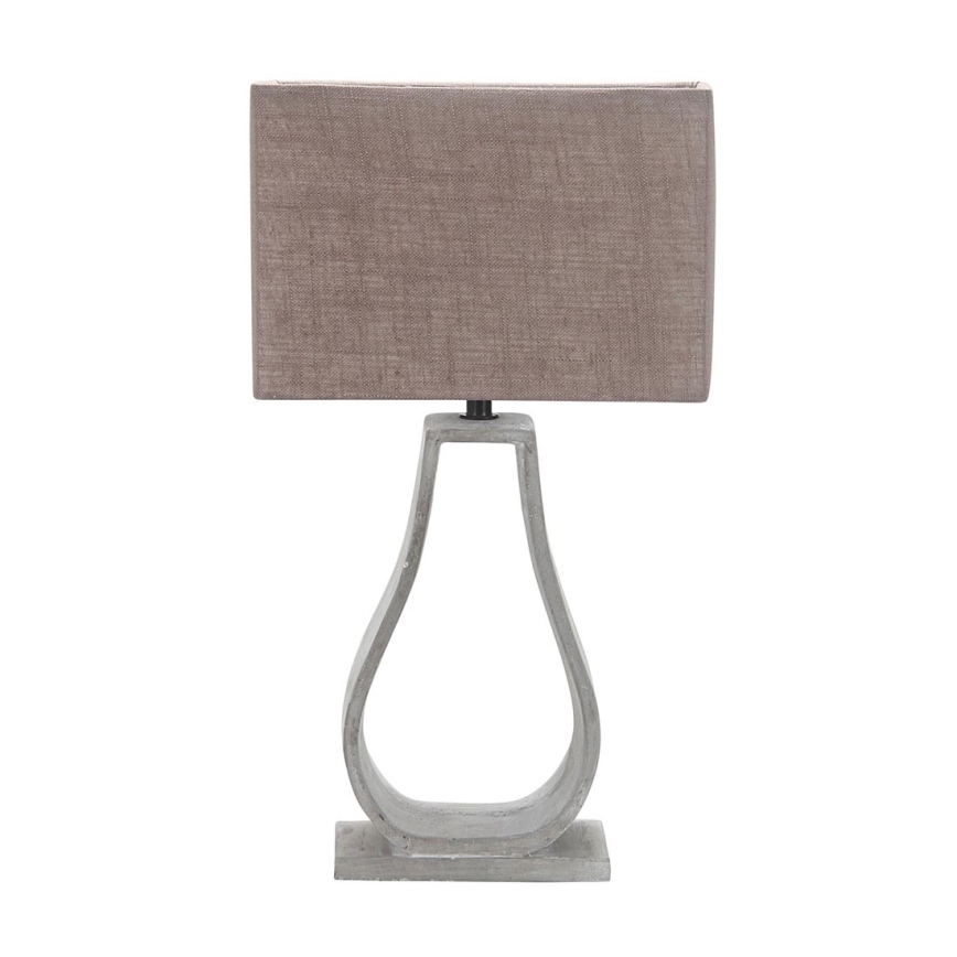 Bordlampe FEMO 1xE14/40W/230V beige/grå
