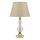 Bordlampe GOLD CRYSTAL 1xE27/40W/230V beige/guldfarvet