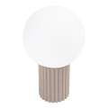 Bordlampe HALO 1xG9/8W/230V diameter 12 cm beige