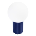 Bordlampe HALO 1xG9/8W/230V diameter 12 cm blå