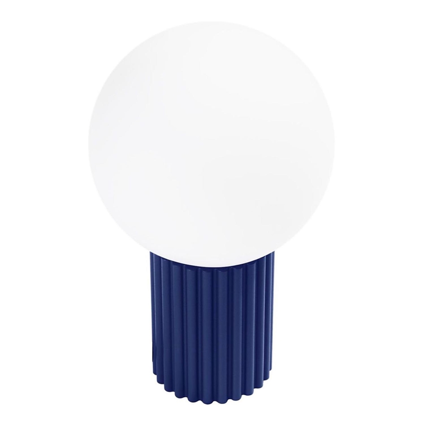 Bordlampe HALO 1xG9/8W/230V diameter 12 cm blå
