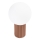 Bordlampe HALO 1xG9/8W/230V diameter 12 cm brun
