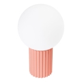 Bordlampe HALO 1xG9/8W/230V diameter 12 cm lyserød