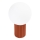 Bordlampe HALO 1xG9/8W/230V diameter 12 cm orange
