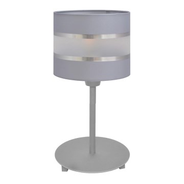 Bordlampe HELEN 1xE27/15W/230V grå/sølvfarvet