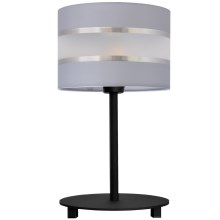 Bordlampe HELEN 1xE27/60W/230V grå/sort