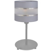 Bordlampe HELEN 1xE27/60W/230V grå/sølvfarvet
