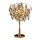 Bordlampe i krystal 5xG9/40W/230V guldfarvet