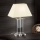 Bordlampe i krystal VERONIQUE 1xE27/60W/230V cremefarvet/guldfarvet