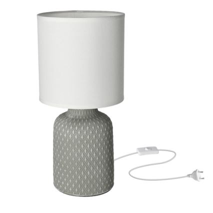 Bordlampe INER 1xE14/40W/230V grå