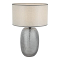 Bordlampe JENIFER 1xE27/40W/230V grå/røget