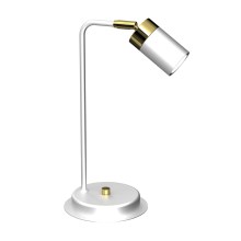 Bordlampe JOKER 1xGU10/25W/230V hvid/guldfarvet