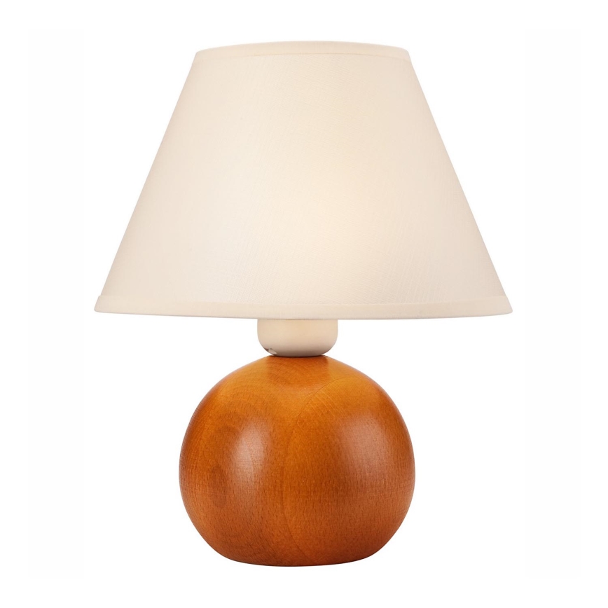 Bordlampe JUTA 1xE27/60W/230V bøg