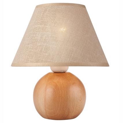 Bordlampe JUTA 1xE27/60W/230V bøg