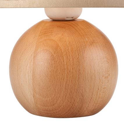 Bordlampe JUTA 1xE27/60W/230V bøg