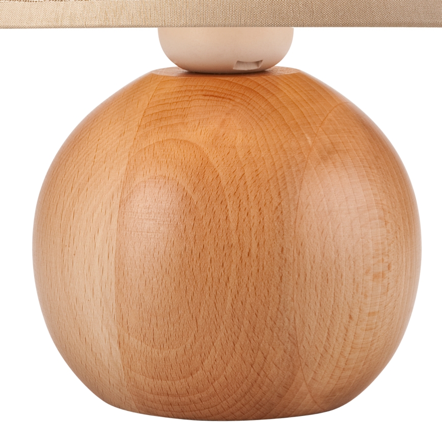 Bordlampe JUTA 1xE27/60W/230V bøg