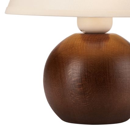 Bordlampe JUTA 1xE27/60W/230V bøg
