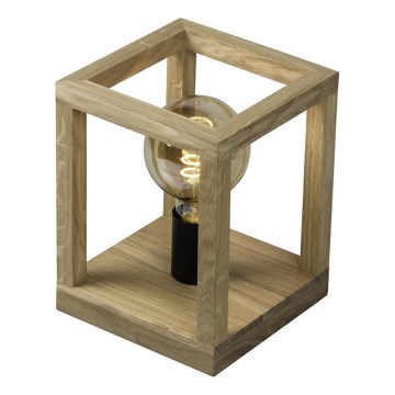 Bordlampe KAGO 1xE27/60W/230V mat egetræ