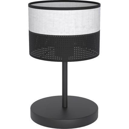 Bordlampe KARBON 1xE27/15W/230V sort/grå