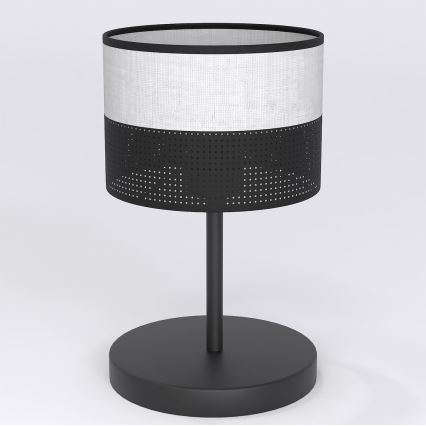 Bordlampe KARBON 1xE27/15W/230V sort/grå