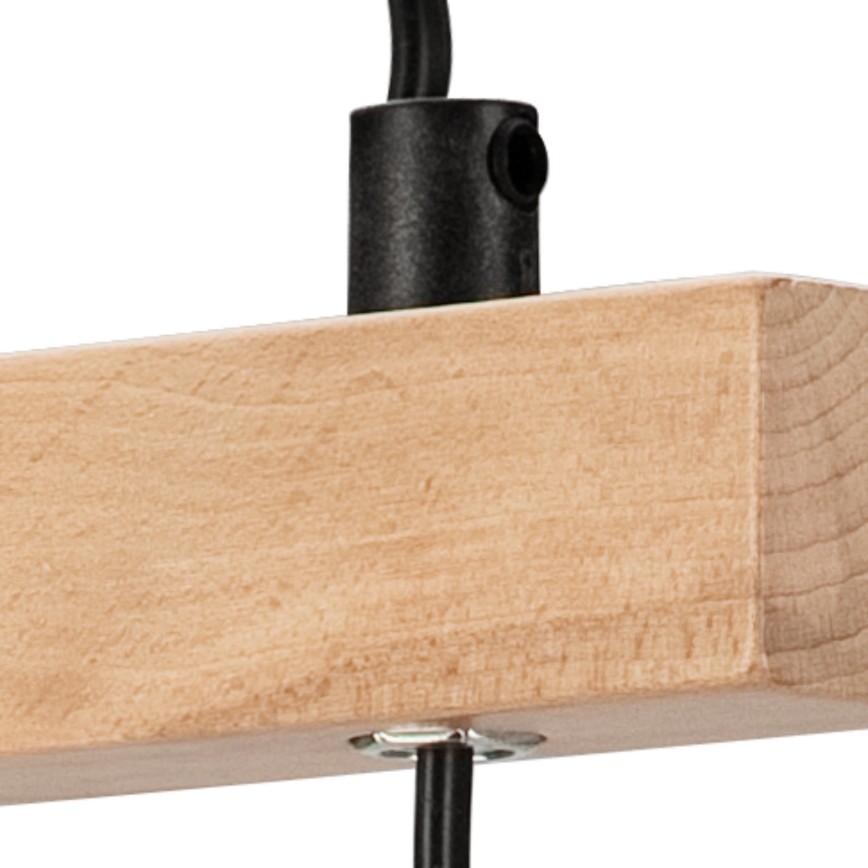 Bordlampe LEON 1xE27/60W/230V bøg - FSC certificeret