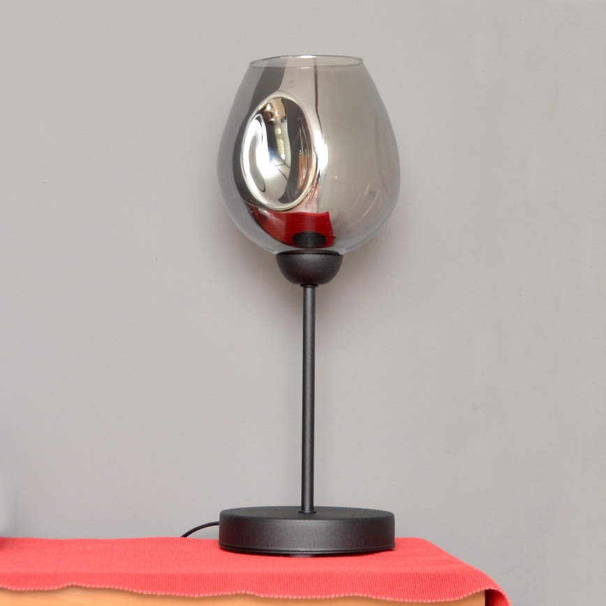 Bordlampe LILI 1xE27/15W/230V sort/grå