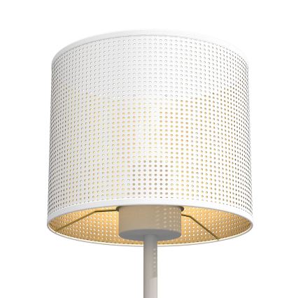 Bordlampe LOFT SHADE 1xE27/60W/230V diameter 18 cm hvid/gylden