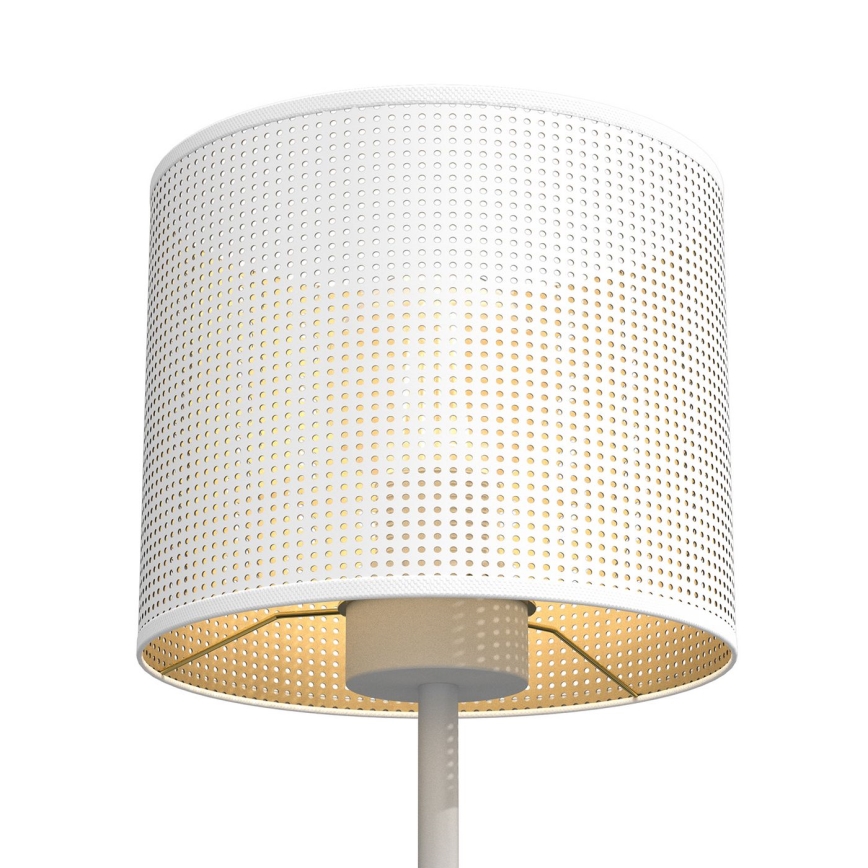 Bordlampe LOFT SHADE 1xE27/60W/230V diameter 18 cm hvid/gylden