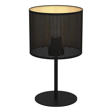 Bordlampe LOFT SHADE 1xE27/60W/230V diameter 18 cm sort/gylden