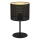 Bordlampe LOFT SHADE 1xE27/60W/230V diameter 18 cm sort/gylden