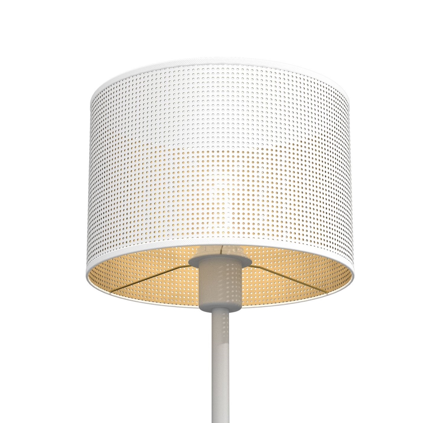 Bordlampe LOFT SHADE 1xE27/60W/230V diameter 25 cm hvid/gylden