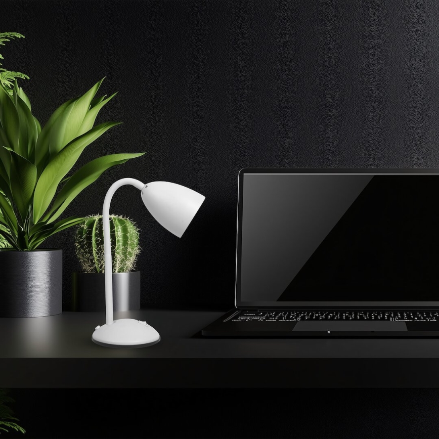 Bordlampe LOGIC 1xE27/60W/230V hvid