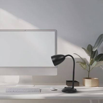Bordlampe LOGIC 1xE27/60W/230V sort