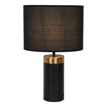 Bordlampe LUCIANO 1xE27/40W/230V sort/guld