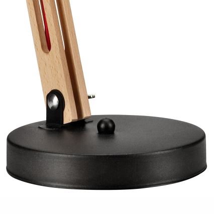 Bordlampe MARCELLO 1xE27/60W/230V bøg