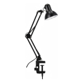 Bordlampe med klemme 1xE27/60W/230V sort