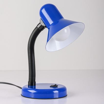 Bordlampe MENTOR 1xE27/15W/230V blå