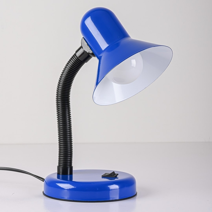 Bordlampe MENTOR 1xE27/15W/230V blå
