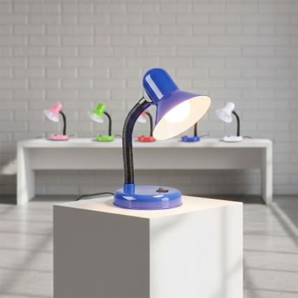 Bordlampe MENTOR 1xE27/15W/230V blå