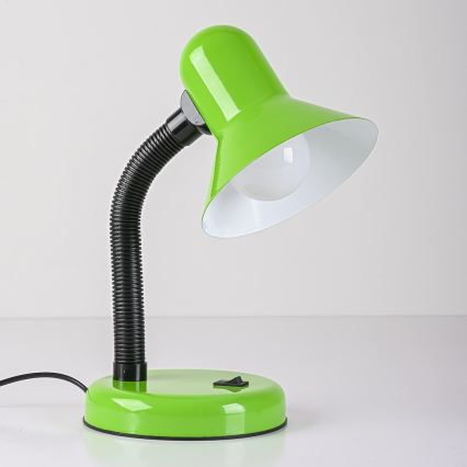 Bordlampe MENTOR 1xE27/15W/230V grøn