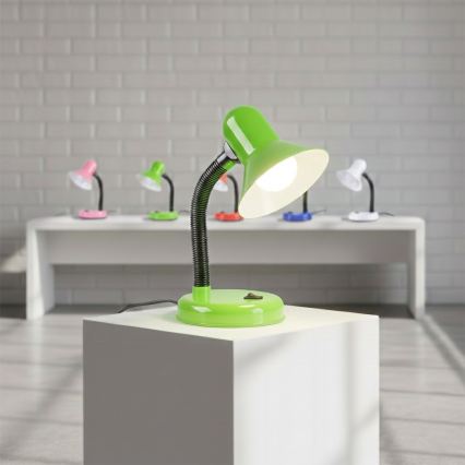 Bordlampe MENTOR 1xE27/15W/230V grøn