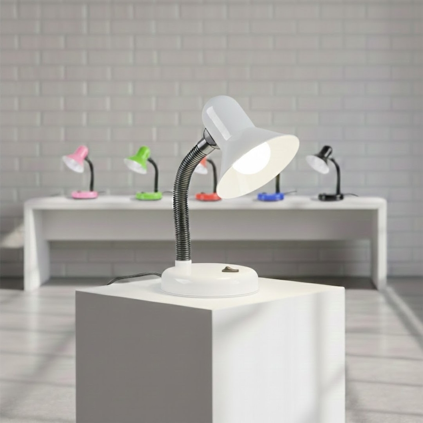 Bordlampe MENTOR 1xE27/15W/230V hvid