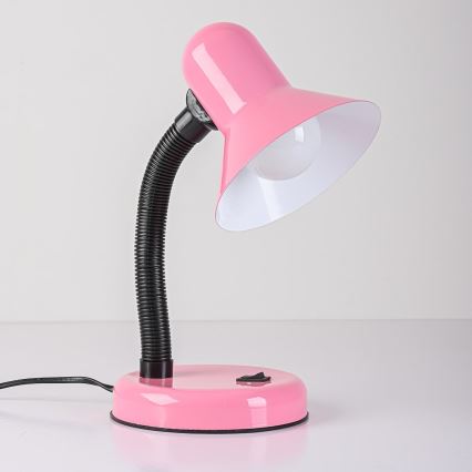 Bordlampe MENTOR 1xE27/15W/230V rosa