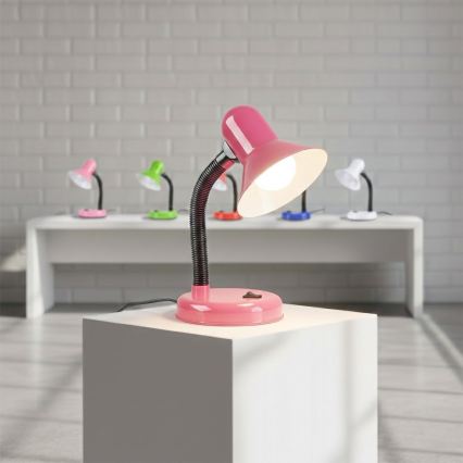 Bordlampe MENTOR 1xE27/15W/230V rosa