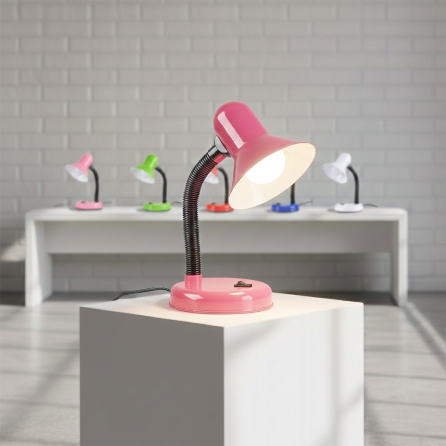 Bordlampe MENTOR 1xE27/15W/230V rosa