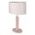 Bordlampe MERCEDES 1xE27/40W/230V 46 cm cremefarvet/eg