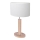 Bordlampe MERCEDES 1xE27/40W/230V 46 cm hvid/eg